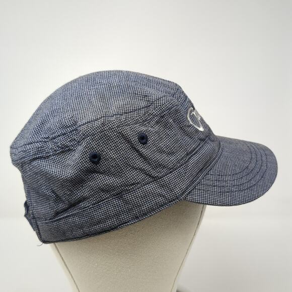 Outdoor Lady Strapback Cadet Army Cap Blue One Size Adjustable Cotton District - Picture 5 of 10